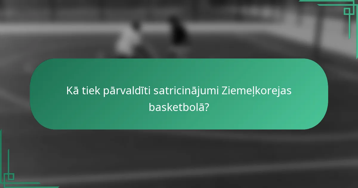 Kā tiek pārvaldīti satricinājumi Ziemeļkorejas basketbolā?