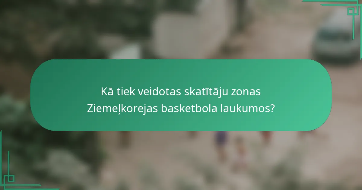 Kā tiek veidotas skatītāju zonas Ziemeļkorejas basketbola laukumos?